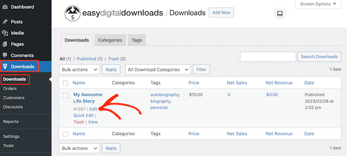 ダウンロード可能なオーディオブック製品へのリンクを取得する方法 How to get a link to a downloadable audiobook product