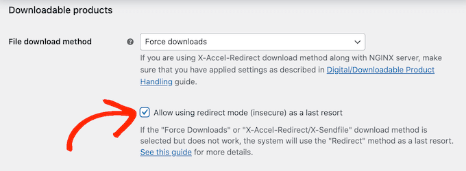 WooCommerce のダウンロード可能な製品の設定 WooCommerce's downloadable product settings