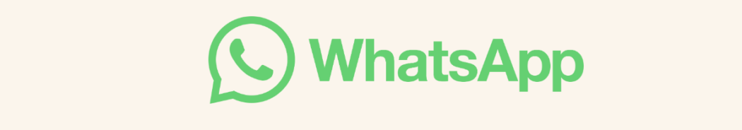 WhatsApp ヘッダー。