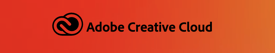 Adobe Creative Cloud ヘッダー。