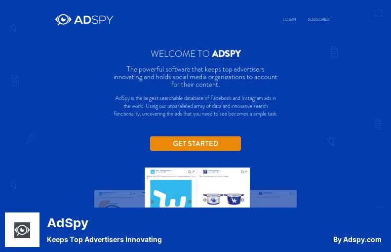 AdSpy: mantiene i migliori inserzionisti innovativi