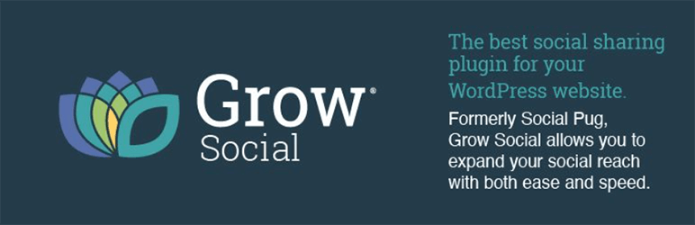 8+ أفضل ملحقات مشاركة اجتماعية لـ WordPress 2023 (أفضل الاختيارات) 9 grow social 525