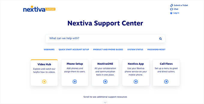 ฝ่ายสนับสนุนลูกค้า Nextiva Nextiva customer support