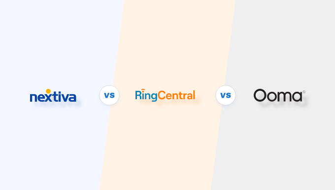 เปรียบเทียบ Nextiva vs RingCentral vs Ooma Comparing Nextiva vs RingCentral vs Ooma