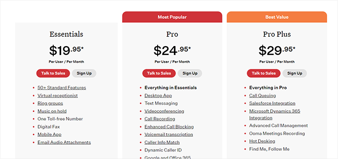 โอม ราคา Ooma Pricing