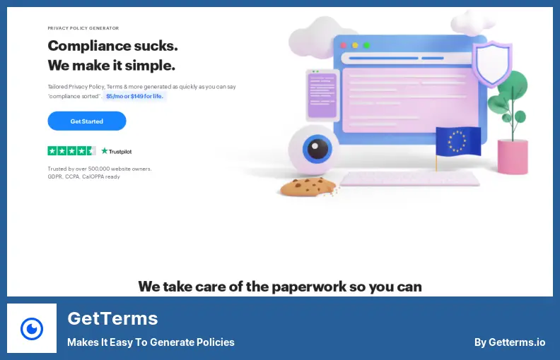 GetTerms - ทำให้ง่ายต่อการสร้างนโยบาย