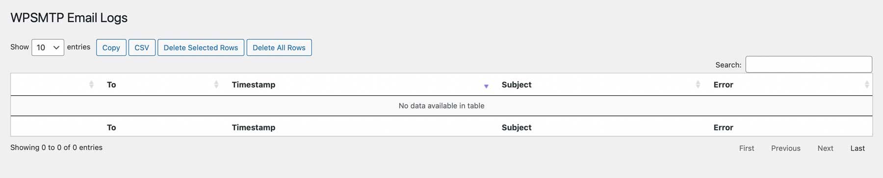 WP SMTP メール ログ