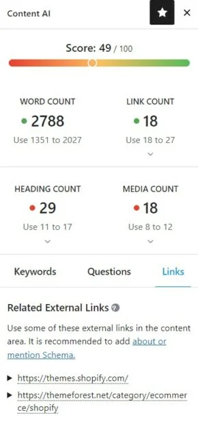 Как добавить ссылку в WordPress: руководство по началу работы 81 rank math link suggestion