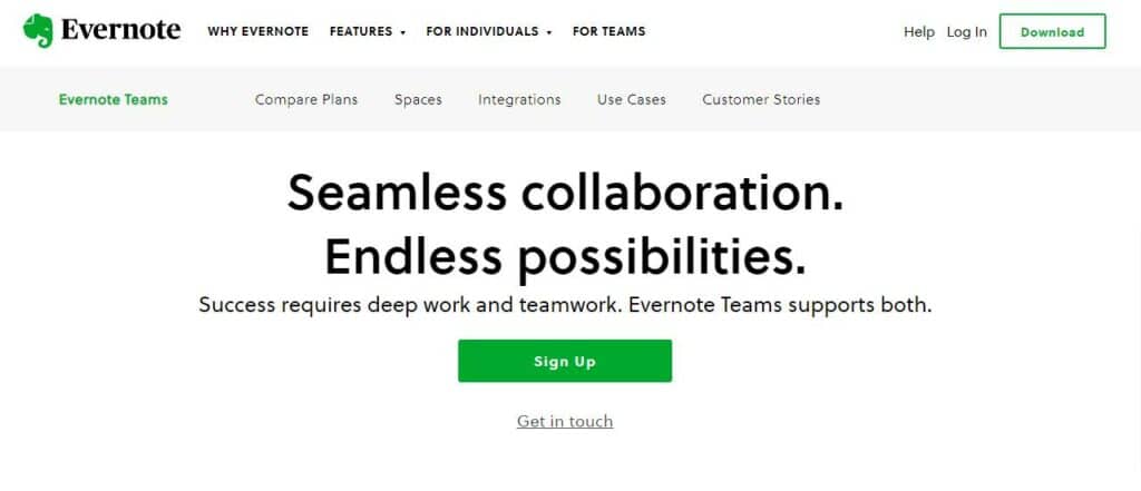 Les équipes Evernote - l'une des meilleures solutions de gestion de documents
