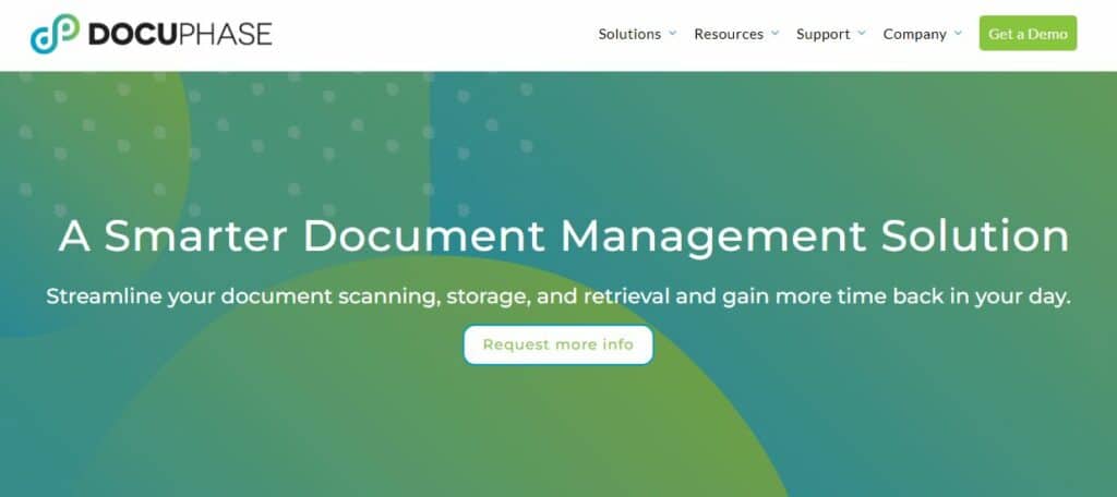 DocuPhase DMS pour une gestion plus intelligente des documents afin de gagner du temps