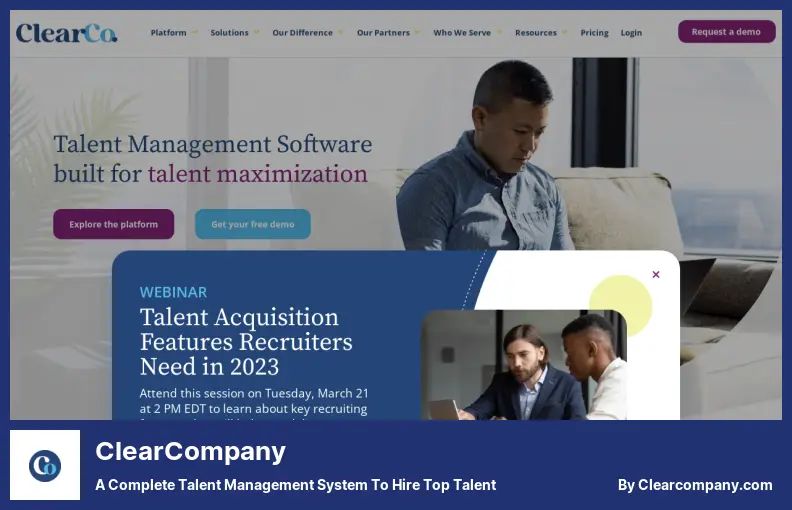 ClearCompany - 聘請頂尖人才的完整人才管理系統