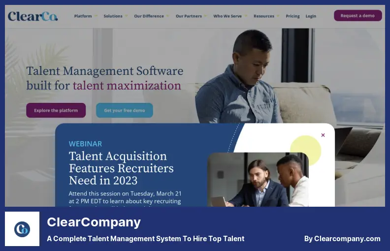 ClearCompany - Um sistema completo de gerenciamento de talentos para contratar os melhores talentos