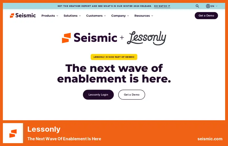 Lessonly - A próxima onda de capacitação está aqui