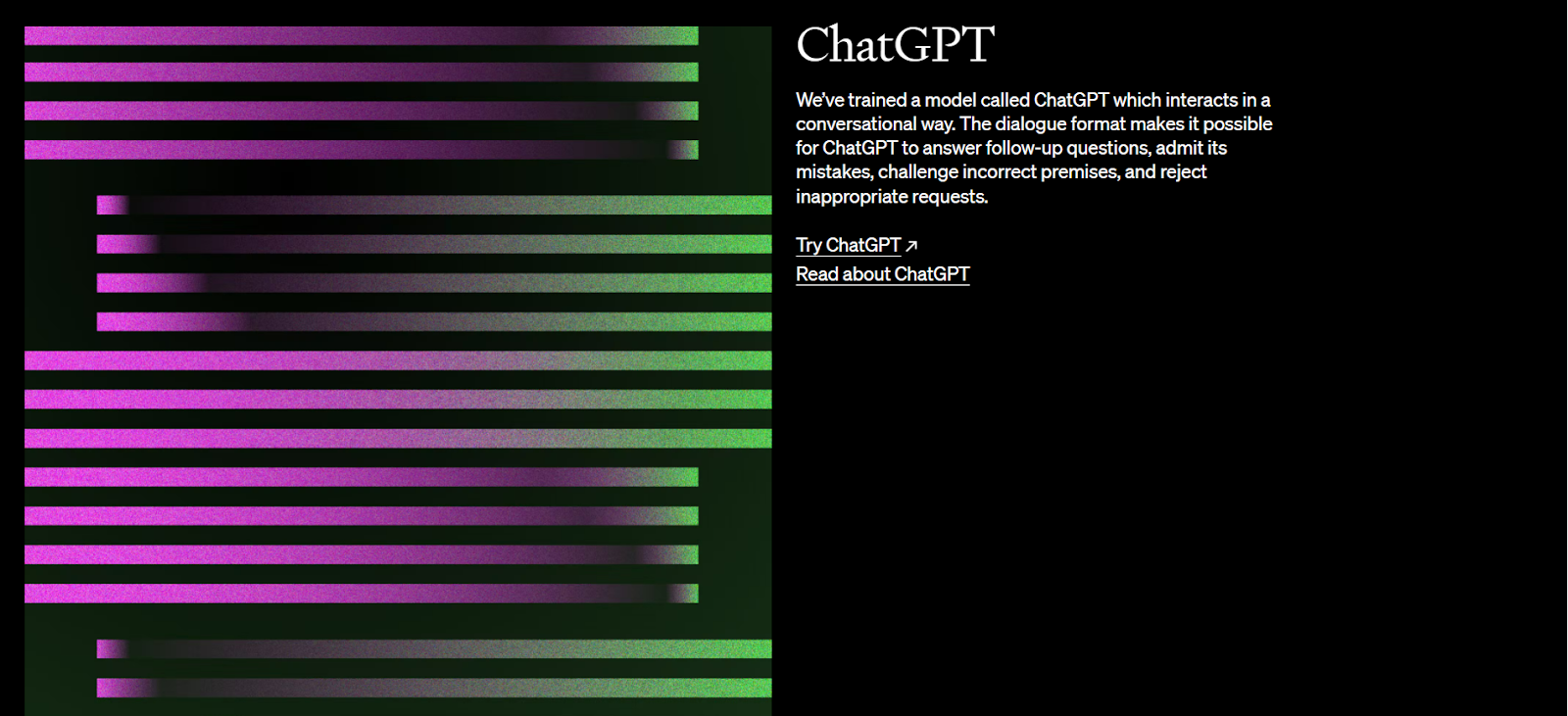 ChatGPT は人気の AI チャットボットです。