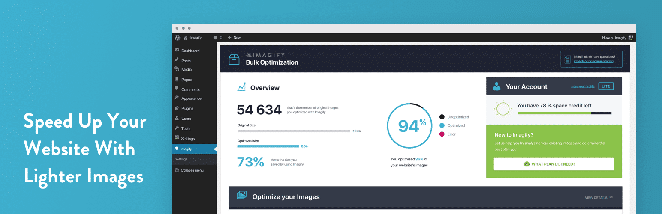 Capture d'écran d'optimisation d'image d'Imagify