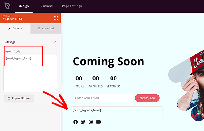 hasłofieldshortcode SeedProd coming soon page password form shortcode