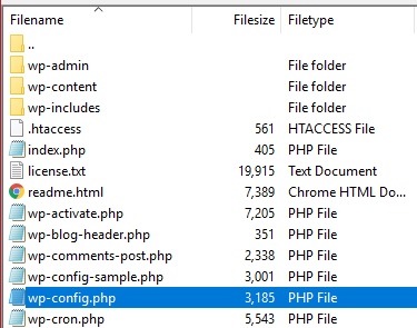 wp config file php mengubah url halaman di wordpress