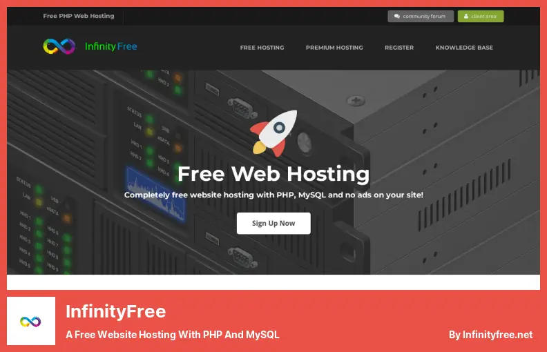 InfinityFree - PHP と MySQL を使用した無料のウェブサイト ホスティング