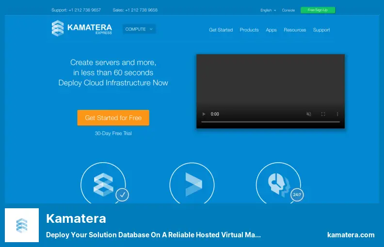 Kamatera - 信頼できるホストされた仮想マシンにソリューション データベースをデプロイする