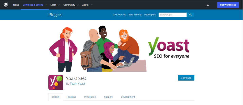 yoast 插件的圖像