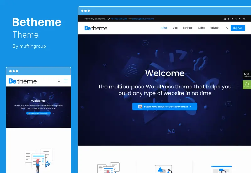 Betheme テーマ - レスポンシブ多目的 WordPress & WooCommerce テーマ