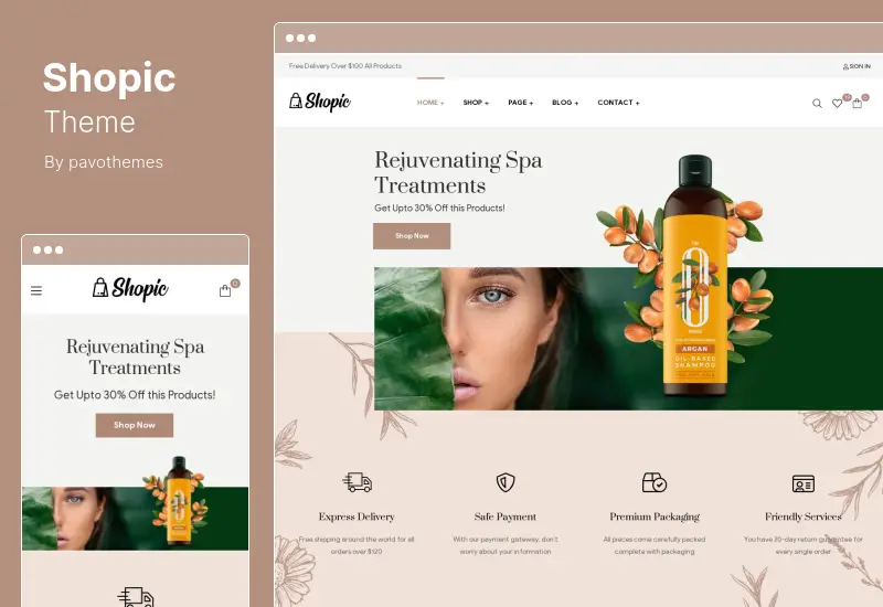 Shopic テーマ - マルチストア WooCommerce WordPress テーマ