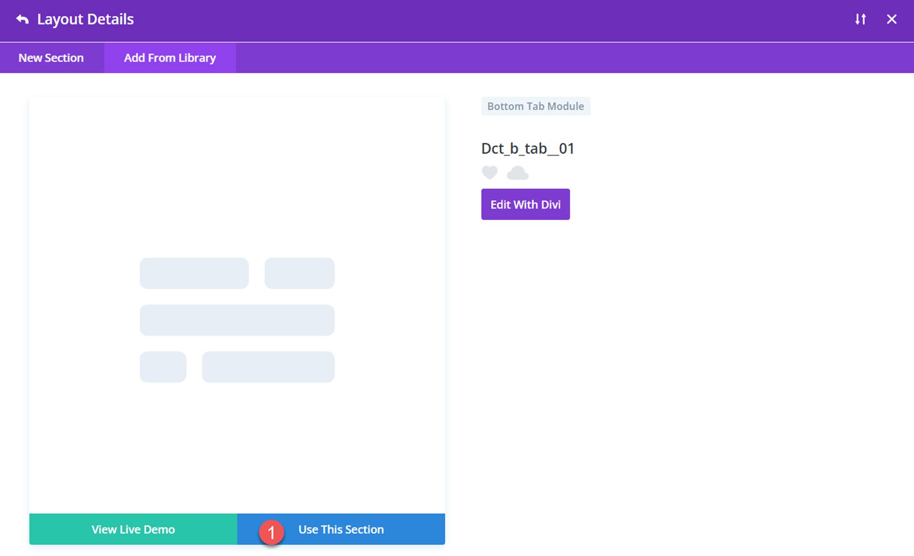 Divi 製品ハイライト 究極の Divi モジュール UI キット インストール 3