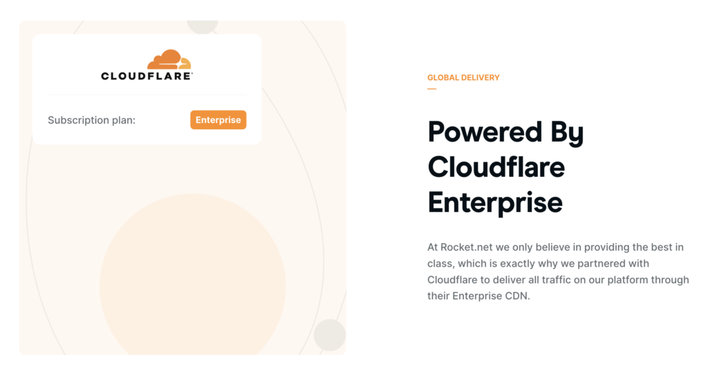 로켓넷 Cloudflare 엔터프라이즈
