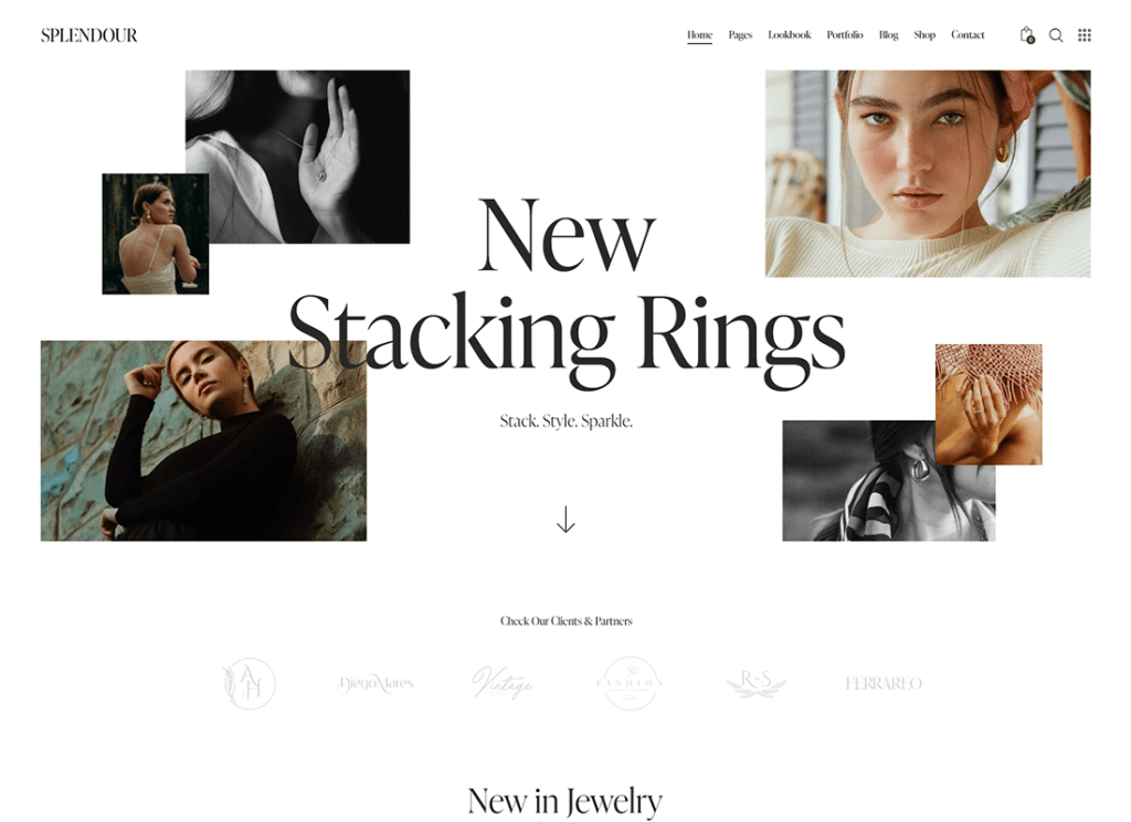Splendore - Tema WordPress per gioielli e orologi