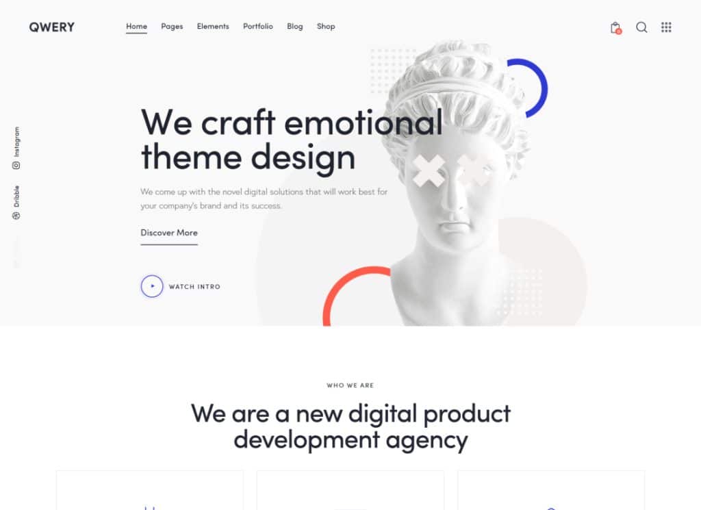 Qwery - 多目的ビジネス WordPress & WooCommerce テーマ