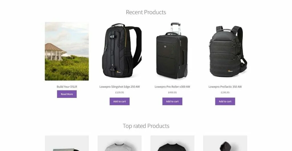 escaparate - mejores temas de woocommerce