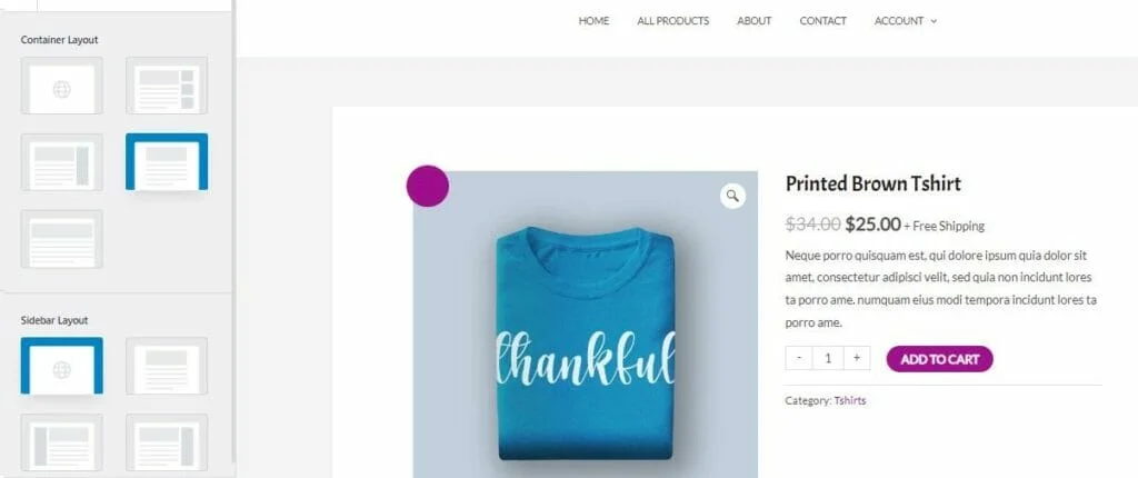 sesuaikan tema umum woocommerce