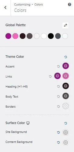 opsi gaya global - sesuaikan tema woocommerce langkah 3