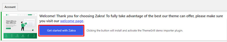 Inizia con Zakra
