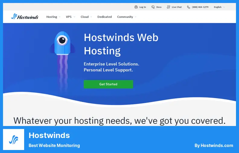 Hostwinds - 最佳網站監控