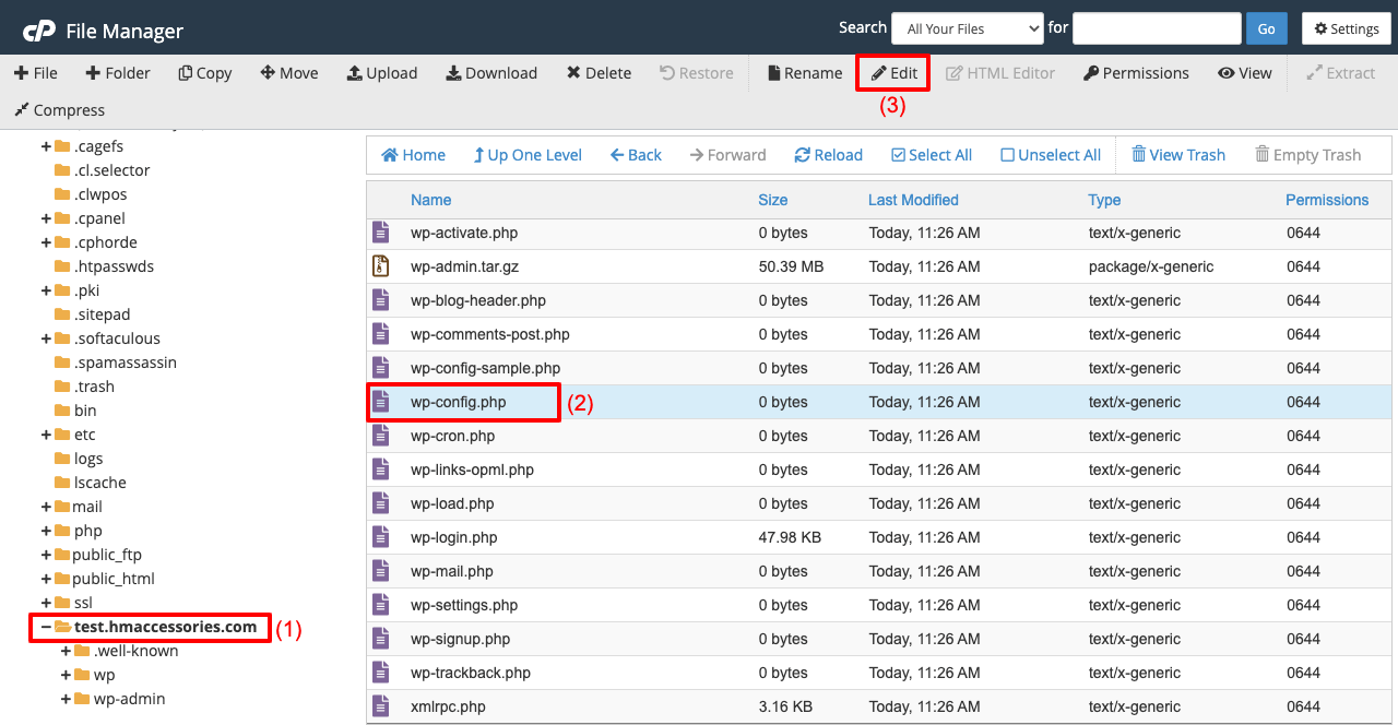 Come clonare un sito WordPress in 3 diversi metodi 10 Edit the WP Config File