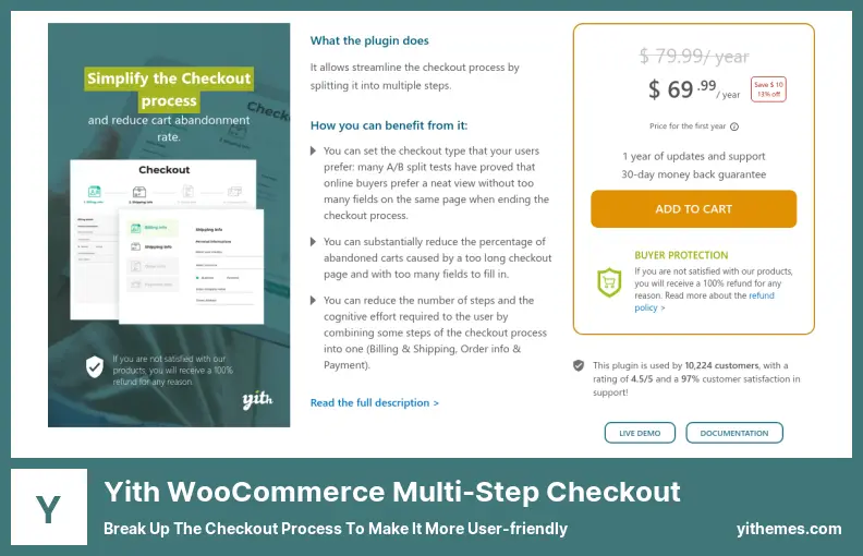 Complemento de pago de varios pasos de Yith WooCommerce: divida el proceso de pago para que sea más fácil de usar