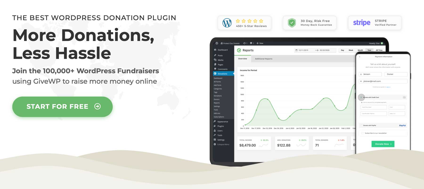 Plug-in di donazione GiveWP