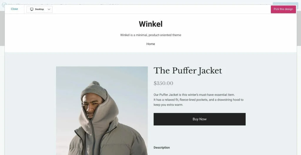 winkel - ücretsiz woocommerce wordpress teması