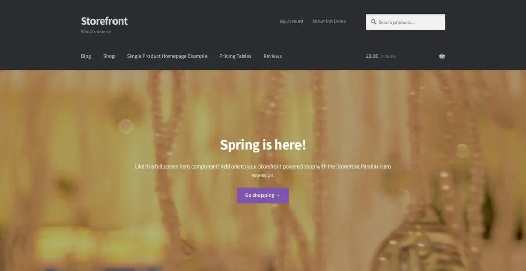 vitrin teması - ücretsiz woocommerce wordpress teması