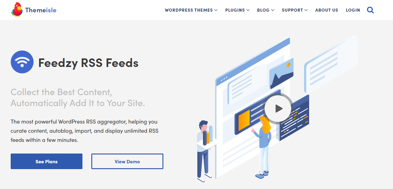 WordPress コンテンツ シンジケーション用の Feedzy プラグイン