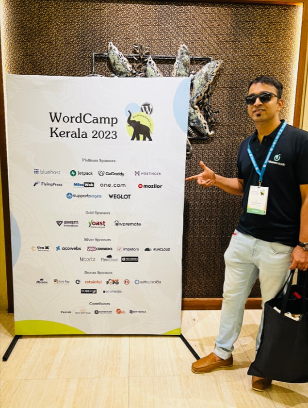 WordCamp ケララで Naveen Jain に会う