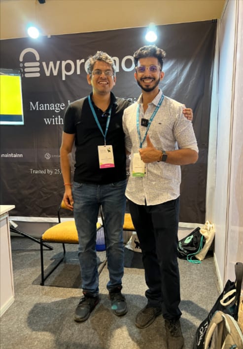 WordCamp Kerala で Akshat Choudhary に会う