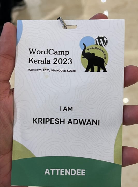 WordCamp ケララ イベント パス