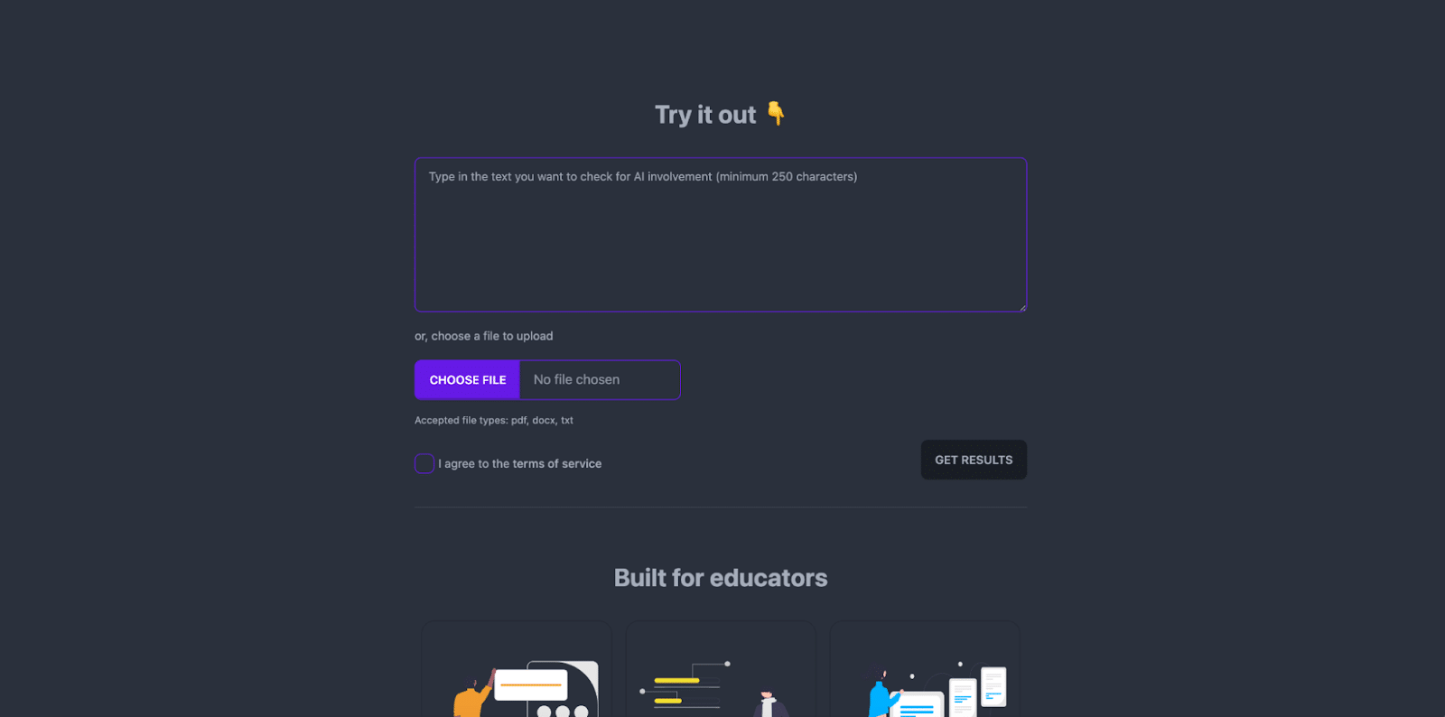 GPT Sıfır web sitesi