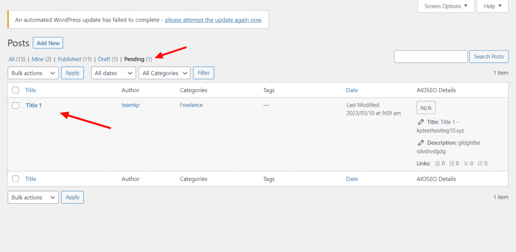 WPForms ゲスト投稿エントリ