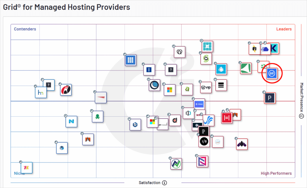 Rapporto G2 Grid - Hosting gestito