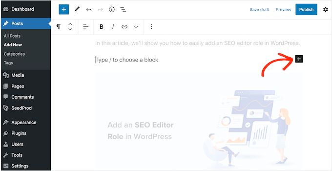 Ajouter un bloc Séparateur à WordPress Adding a Separator block to WordPress