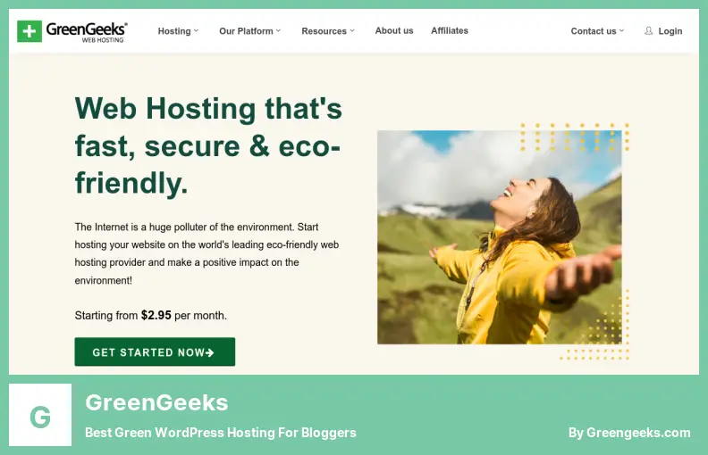 GreenGeeks - Hosting WordPress Ramah Lingkungan Terbaik untuk Blogger