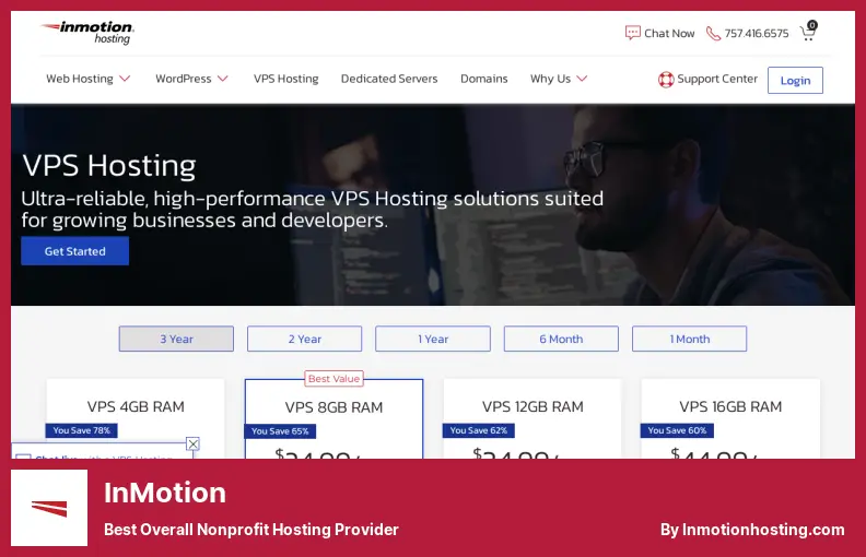 InMotion - Penyedia Hosting Nirlaba Keseluruhan Terbaik